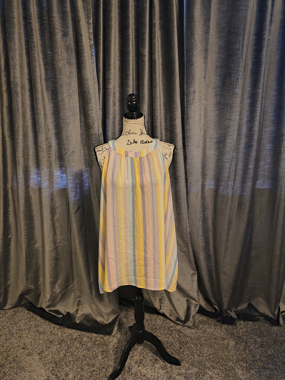 torrid Pastel Multi-Striped Halter Blouse